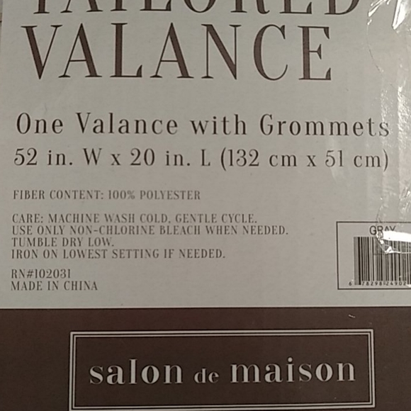 Monroe tailored valance - Picture 4 of 4